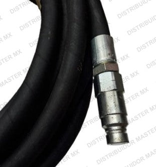 Manguera Hidráulica Goodyear 1/2" | 3,500 PSI | 15 m con Conexiones Rápidas | Trabajo Pesado