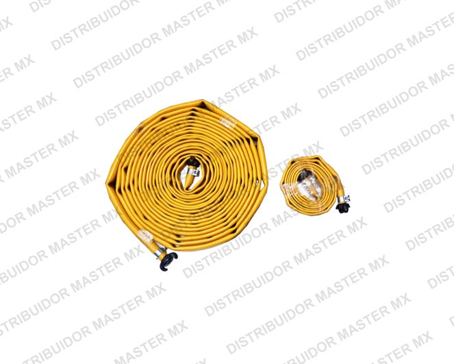 Juego de Mangueras Planas de Alta Presión | 3/4" | 600 PSI | Conexiones Tipo Garra