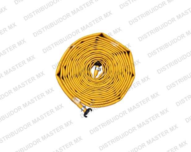 Juego de Mangueras Planas de Alta Presión | 3/4" | 600 PSI | Conexiones Tipo Garra