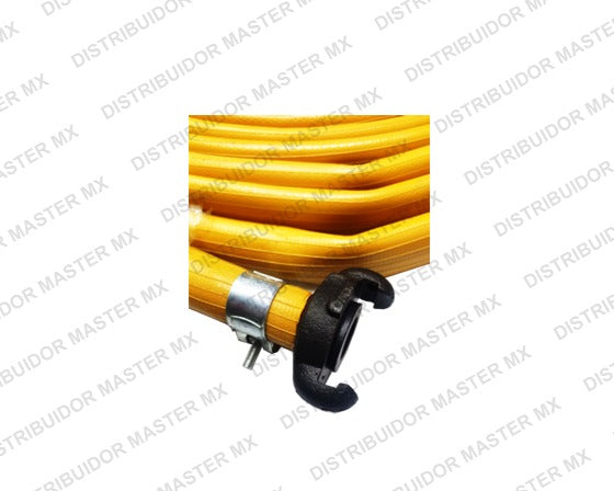 Juego de Mangueras Planas de Alta Presión | 3/4" | 600 PSI | Conexiones Tipo Garra