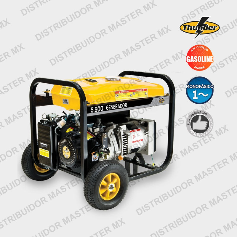 Generador de Emergencia Monofásico 5,500 W | Potente y Versátil | EVANS