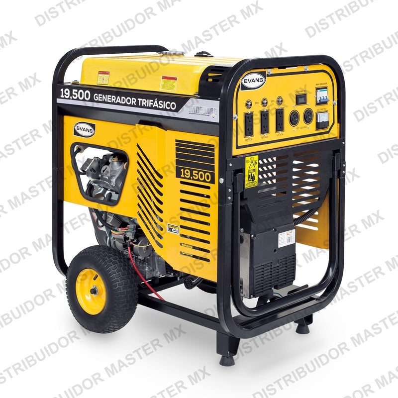 Generador de Emergencia Trifásico 19.5 kVA | Motor Briggs & Stratton 35 HP | EVANS