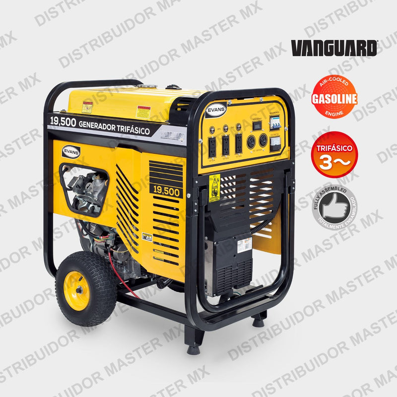 Generador de Emergencia Trifásico 19.5 kVA | Motor Briggs & Stratton 35 HP | EVANS