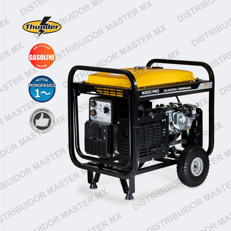 Soldadora / Generador EVANS 200A | 2 en 1 | Motor 13 HP a Gasolina