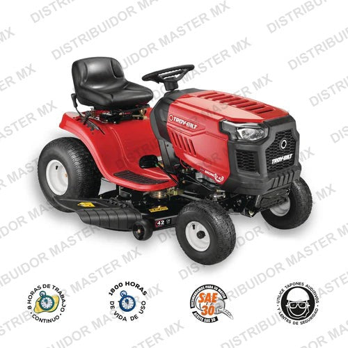 Tracto podador EVANS 19 HP – 42" de Corte y 7 Velocidades!