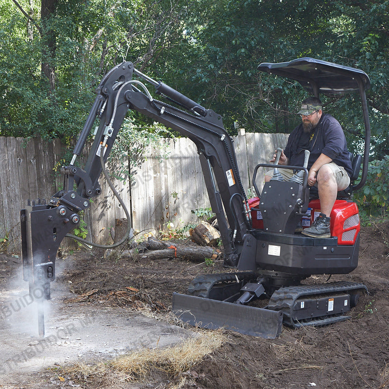 Martillo Hidráulico para Miniexcavadora | 1,200 GPM | Kubota Nortrac