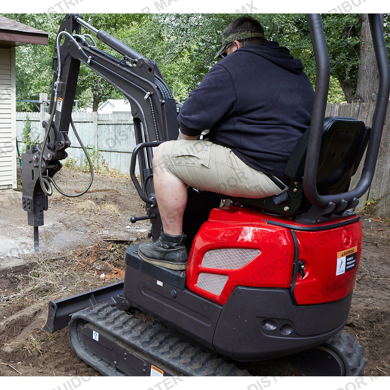 Martillo Hidráulico para Miniexcavadora | 1,200 GPM | Kubota Nortrac