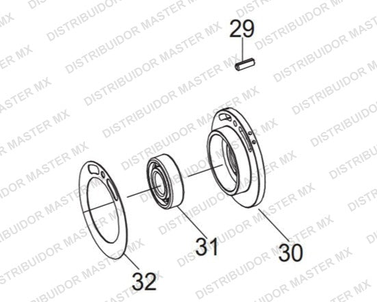 8950221446 Kit de Plato Frontal Chicago Pneumatic CP7782