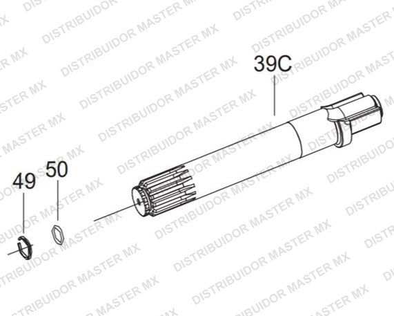 8940169477 Kit de Yunque Estriado (Anvil Kit Spline) Chicago Pneumatic
