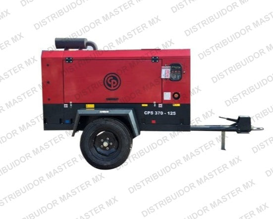 Compresor de Tornillo Diésel CPS 370-125 | 370 CFM | 111 HP | Chicago Pneumatic