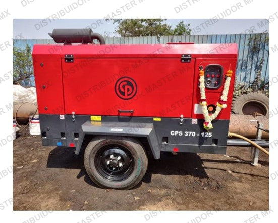 Compresor de Tornillo Diésel CPS 370-125 | 370 CFM | 111 HP | Chicago Pneumatic
