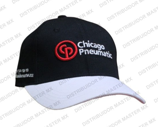 Gorra Chicago Pneumatic | Negro / Blanco | Artículo Promocional