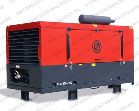 Compresor de Tornillo Diésel CPS 550-200 | 550 CFM a 200 PSI | 205 HP | Chicago Pneumatic