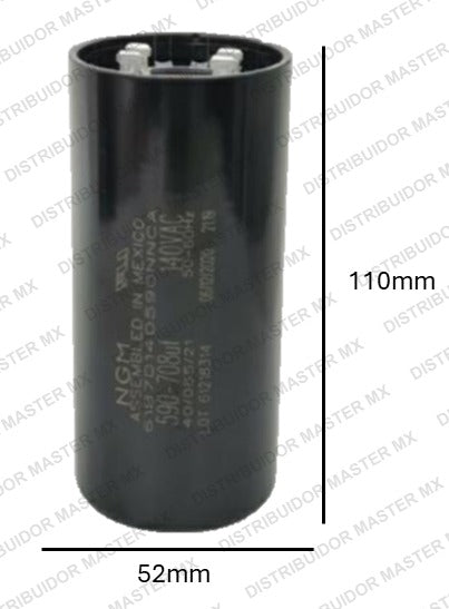 Capacitor NGM 378-440 MFD 220V | Condensador de Arranque (Bote 7)