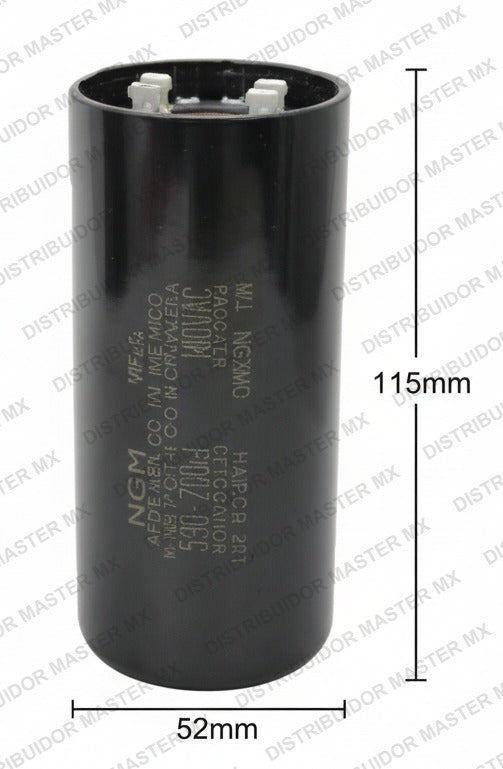 Capacitor NGM 590-708 MFD 220V | Condensador de Arranque (B7)