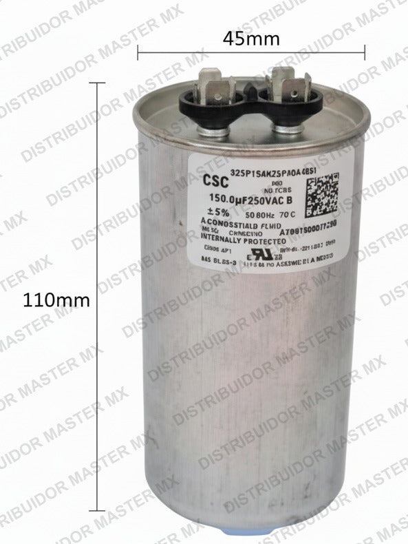 Condensador / Capacitor de Arranque NGM 100 MFD | 250V