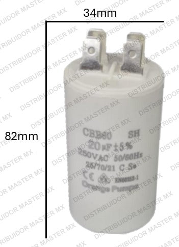 Capacitor CBB 32 MFD 220-250V | Condensador de Arranque