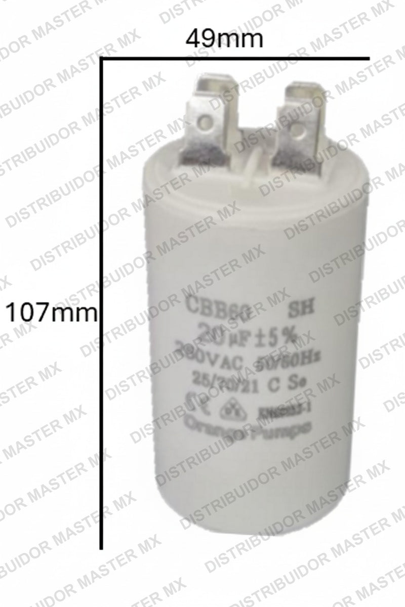 Condensador / Capacitor de Arranque CBB 90 MFD | 220-250V