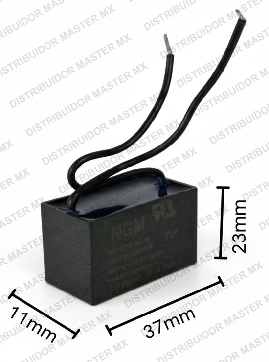 Condensador / Capacitor de Trabajo 2.5 MFD 250V | CBB60