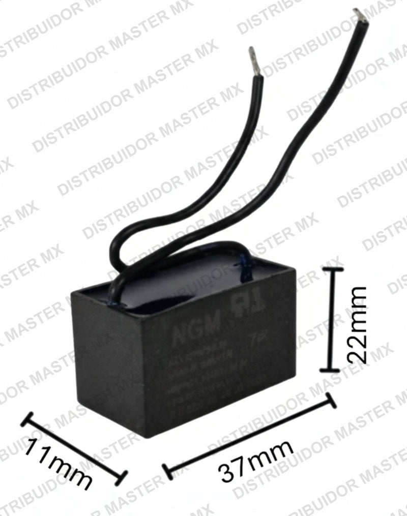 Condensador / Capacitor de Trabajo 2 MFD 250V | CBB60