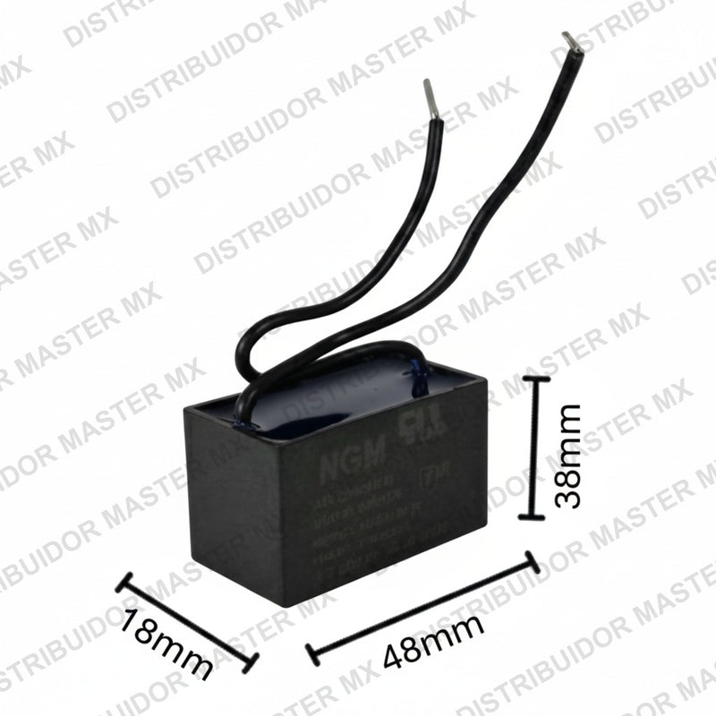 Condensador / Capacitor de Trabajo 10 MFD 250V | CBB60