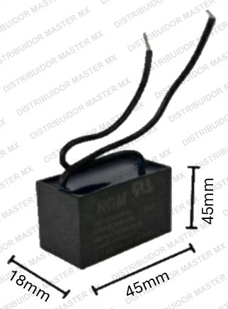 Condensador / Capacitor de Trabajo 15 MFD 250V | CBB60