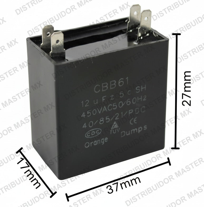 Capacitor 2.5 mfd 450V |Condensador de Trabajo