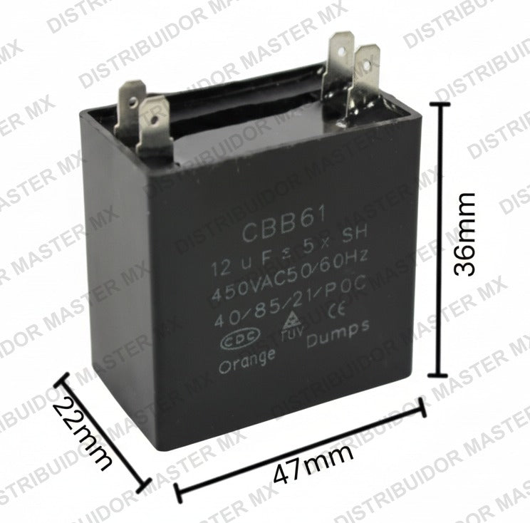 Capacitor 6 mfd 450v | Condensador de Trabajo