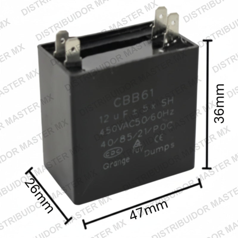 Capacitor 8 mfd 450v | Condensador de Trabajo
