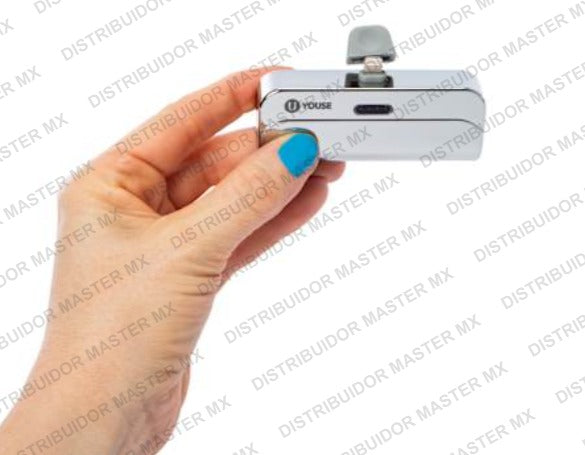 Mini Batería Externa Recargable | 3000 mAh | Conector de 8 Pines para iPhone