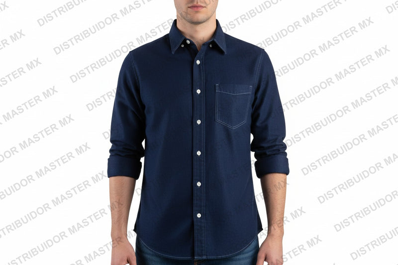 Camisa Industrial de 8 Oz | Con Bolsas de Cargo Sin Reflejante