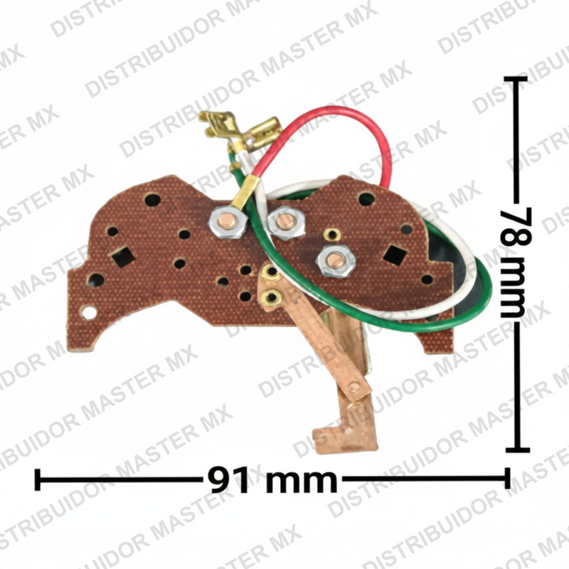 Platino G.E. Moderno 91mm x 78mm | Interruptor de Conmutación Eléctrica Premium