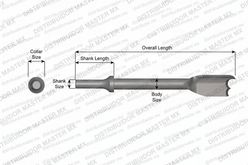 Ajax Tools AJX-930 — Cortador de Mofle y Tubo Vástago .401 Turn Type