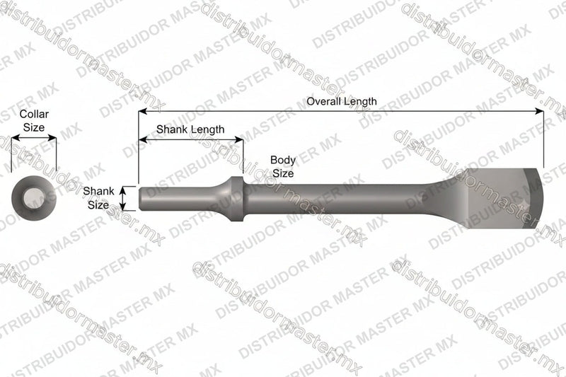 Ajax Tools 951 — Raspador de Bajos Vástago .401 Turn Type