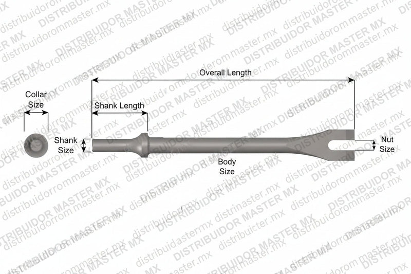 Ajax Tools 1100 — Cortador de Tuercas 5/16" Vástago .401 Turn Type