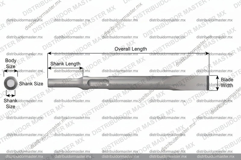 Ajax Tools 3103 — Cortador de Remaches 5/8" Vástago .401 Non-Turn Type