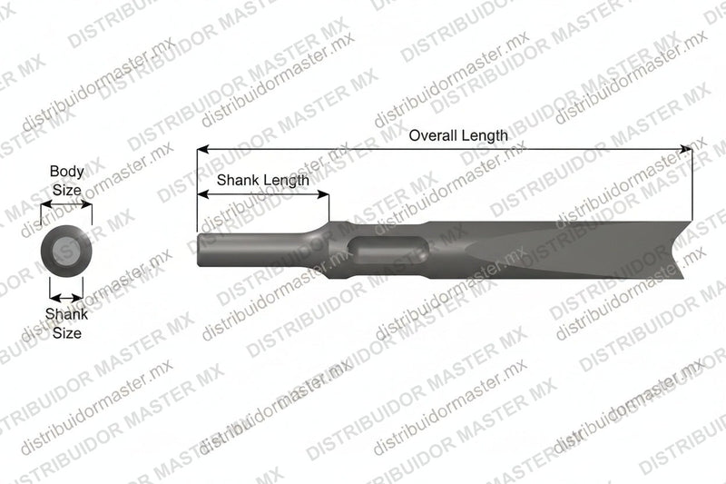 Ajax Tools 3104 — Cortador de Hoja Sencilla Vástago .401 Non-Turn Type