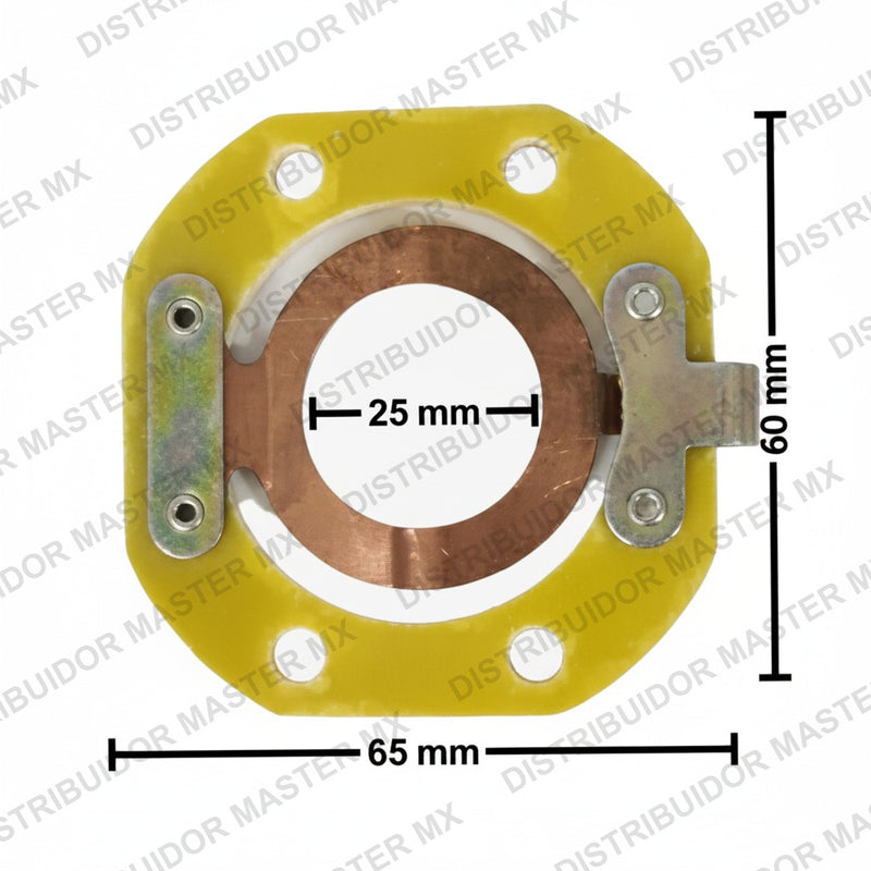 Platino para Mini Esmeril 65mm x 60mm x 25mm | Conmutación Compacta para Motores de Alta Velocidad