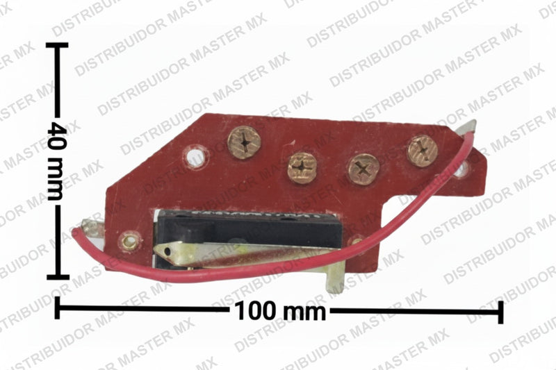 Microswitch Siemens Baquelita Hartman | 100mm x 40mm | Conmutación de Control en Formato Extendido