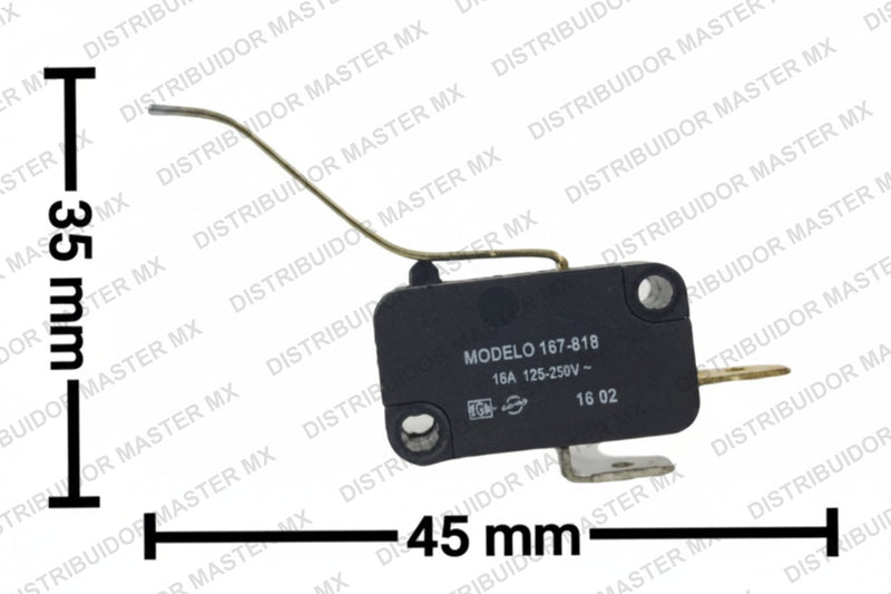 Microswitch Koblenz Hartman | 45mm x 35mm | Conmutación Compacta de Alta Resistencia