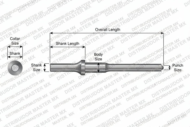 Ajax Tools 1103 — Conductor de Pasador de Resorte 5/16" Vástago .401