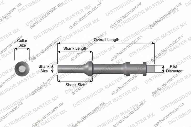 Ajax Tools 1129 — Adaptador de Socket Cuadrado 3/8" Vástago .401