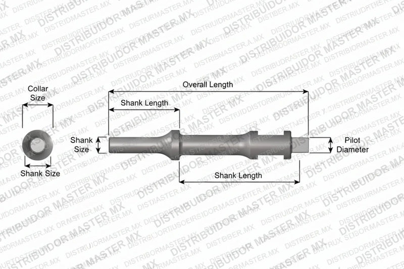 Ajax Tools 1130 — Adaptador de Socket Cuadrado 1/2" Vástago .401