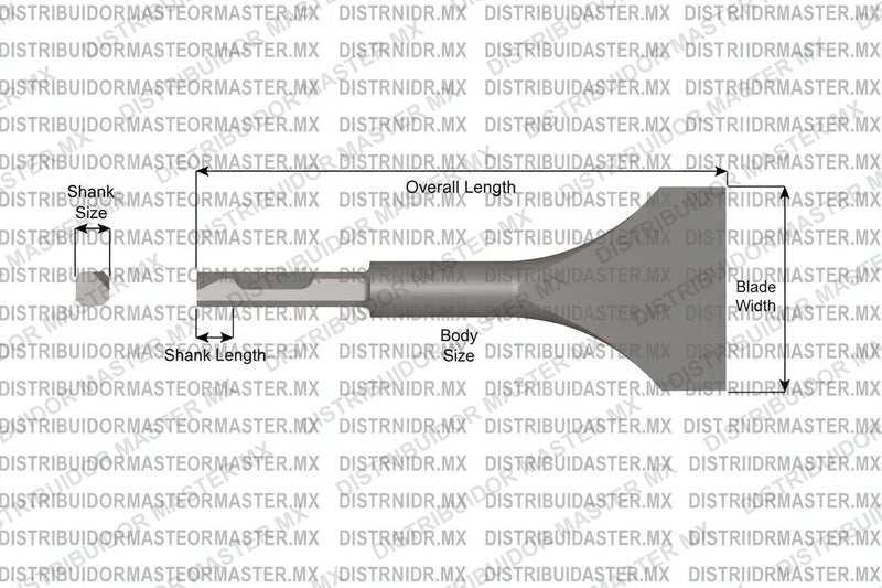 Ajax Tools 380-3 — Cincel Escalador Ancho 7.5" 3" Weld Flux (Ingersoll Rand)