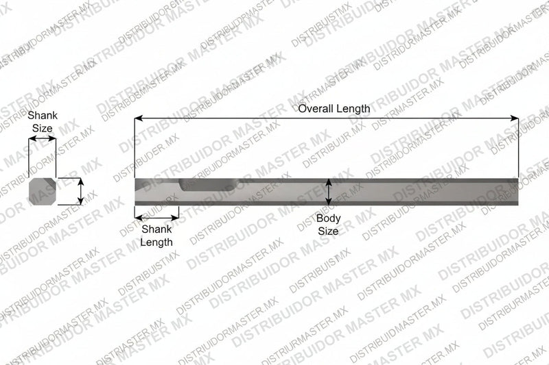 Ajax Tools 3227 — Cincel Punta Diamante 7" Weld Flux Vástago Ingersoll Rand
