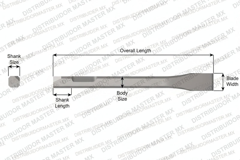 Ajax Tools 396 — Cincel Plano 7" 3/4" Weld Flux (Chicago Pneumatic)