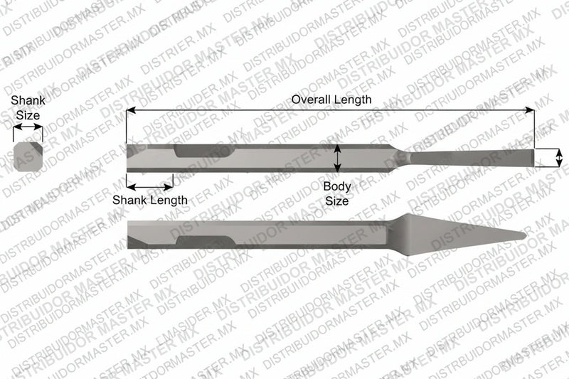 Ajax Tools 3226 — Cincel Cape 7" 5/16" Weld Flux (Chicago Pneumatic)