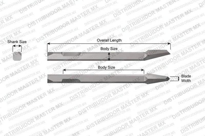 Ajax Tools 3224 — Cincel Punta Diamante 7" Weld Flux (Chicago Pneumatic)