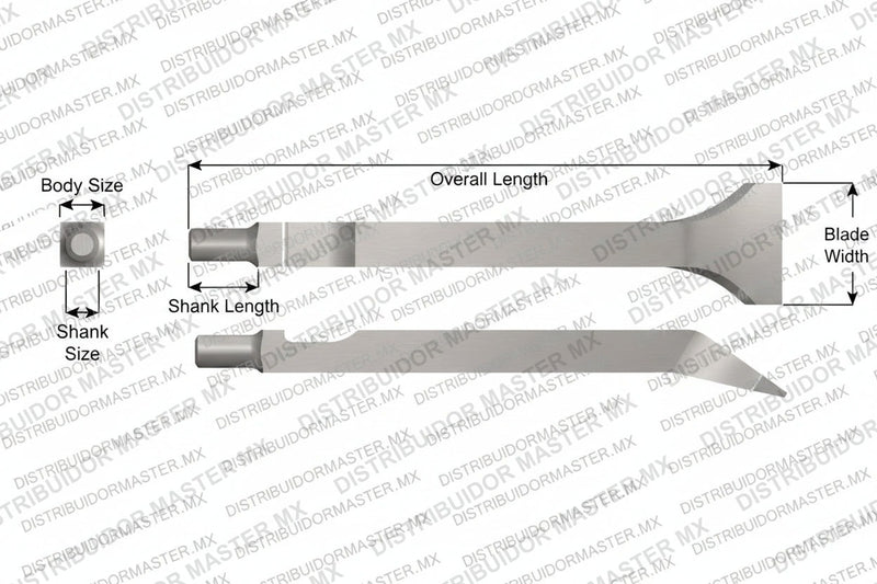 Ajax Tools 394-18 — Cincel Angular 18" Vástago Cleco