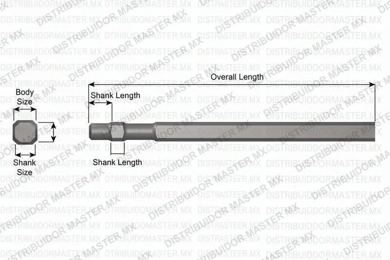 Ajax Tools 386-18 — Cincel Plano 18" Vástago Master Power
